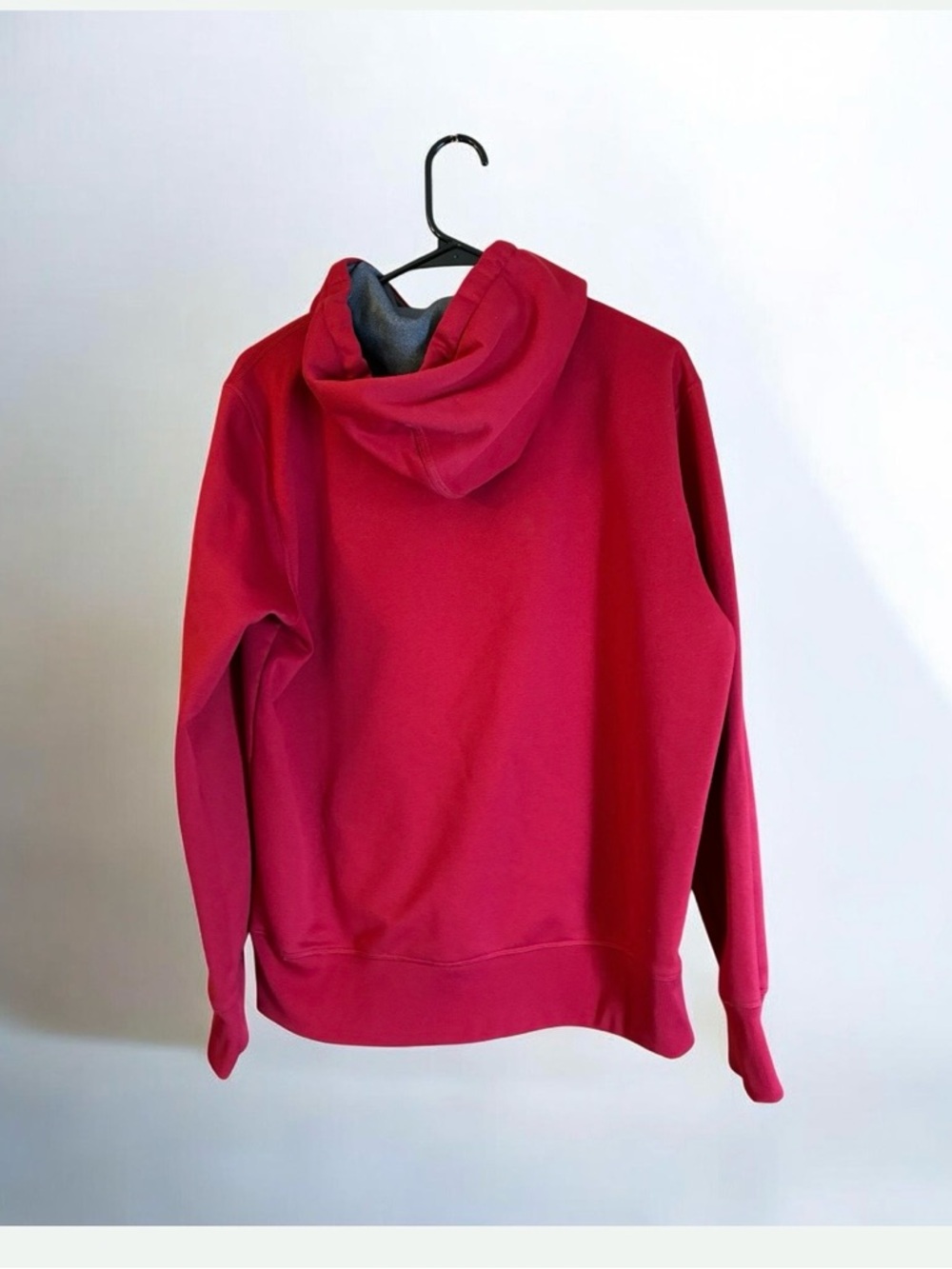 American Eagle Red Hoodie with Grey Eagle Graphic - Picture 2 of 2